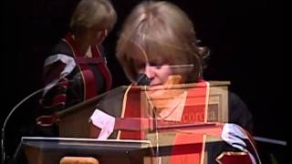 Kathy Reichs receives an honorary doctorate from Concordia University at fall convocation 2011 [upl. by Anoynek]