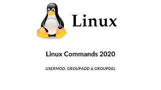 usermod Command  groupadd Command  groupdel Command  usermod groupadd groupdel Linux Command [upl. by Okiek]