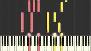 Song of the Volga Boatmen piano tutorial [upl. by Nosidda]