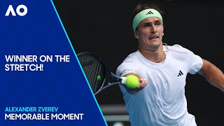 Thundering Winner from Alexander Zverev  Australian Open 2024 [upl. by Rihaz]