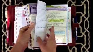 Filofax  DayTimer Franklin Covey Personal Organizer Setup [upl. by Hyacinthie]