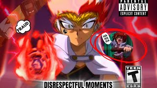 DISRESPECTFUL MOMENTS IN BEYBLADE HISTORY BEYBLADE RENAISSANCE [upl. by Gregorius]