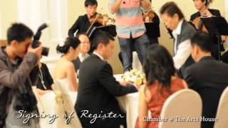 Signing of Register  Wedding Solemnisation  String Quartet Singapore [upl. by Nizam904]