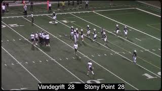 Vandegrift drives to beat Stony Point 3528 [upl. by Ennovehc371]