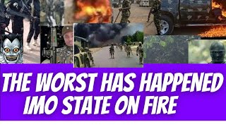 Latest Biafra news The worst has HAPPENED Imo State is on fire 🔥🔥 Simon Ekpa [upl. by Aratnahs]