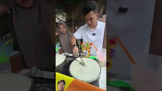 Waw streetfood jajanan kuliner makan martabak funny [upl. by Aitas513]