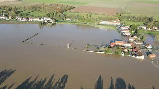 L’audomarois sous l’Aa Inondation le 11 11 2023 sur Arques et Blendecques [upl. by Alber11]