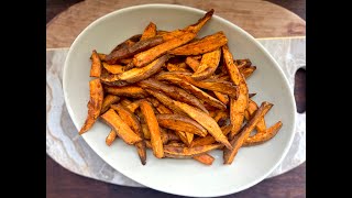 Seasoned Air Fryer Sweet Potato Wedges [upl. by Isiahi]