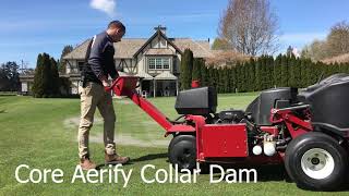 Marine Drive Golf Club  2019 Spring Aeration [upl. by Airdnal447]