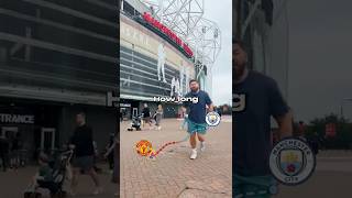 How Long to Run from Old Trafford to The Etihad 🏃🏻‍♂️💨 [upl. by Iruahs]