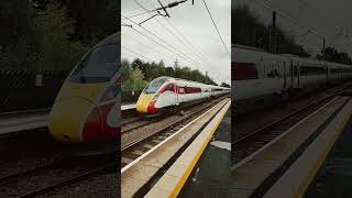 LNER azuma at Morpeth possibly penultimate of the trip [upl. by Macdonald783]