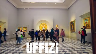 Uffizi Gallery Full Walkthrough 4K Virtual Tour Florence Italy [upl. by Letreece490]