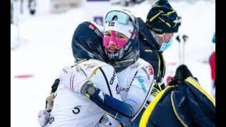 JuniorVm Skidor 2021 Stafett Damer Stepanova vs Sweden [upl. by Dreher91]