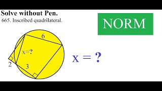 665 Inscribed quadrilateral [upl. by Hayley]