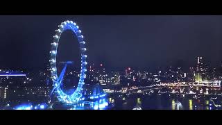 London 2023 new year welcome fireworks at London Eye amp Tribute to the Queen [upl. by Noyart]