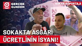 Asgari Ücretli Vatandaşlar Sokakta İsyan Ediyor Kavganın Ucundan Dönüldü sokakröportajı [upl. by Natsirk]