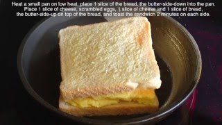 Sandwich Recipes  Scrambled Eggs Sandwich Recipe [upl. by Nrehtac]