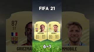 Griezmann vs Immobile FIFA Cards [upl. by Lucais]