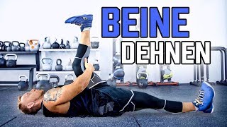 20 Minuten BEINE Dehnen zum Mitmachen  Dehnprogramm für Anfänger  LIVE Stretching Routine [upl. by Ennovahs]