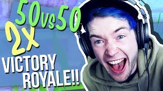 50 VS 50 in FORNITE BATTLE ROYALE supercrazy [upl. by Sukey]