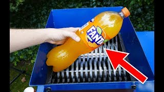 FANTA SHREDDING AMAZING EXPERIMENT [upl. by Yrelav]