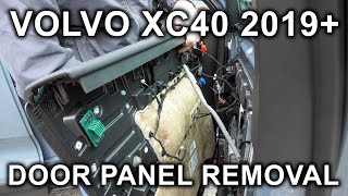 Volvo XC40 20192024 Interior Door Panel Removal Whats Behind The Panel [upl. by Aiak]