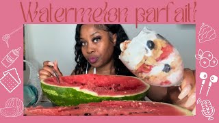 Watermelon parfait ASMR [upl. by Oguh]