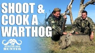 African BBQ Hunter  how to hunt and cook warthog [upl. by Fonsie122]