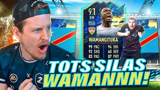 WAMAAAAAN 91 TOTS SILAS WAMANGITUKA PLAYER REVIEW FIFA 21 Ultimate Team [upl. by Ahsinav504]