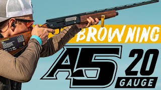 NEW Browning A5 20ga REVEALED  Shotgun Review [upl. by Adnovay]