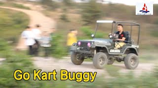 Adult Go Kart Buggy Mini Jeep 300cc Engine For Beach  Forest [upl. by Refotsirhc]