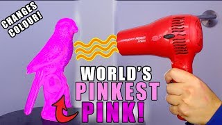 Testing out the WORLDS PINKEST PINK color changing paint [upl. by Jedidiah]