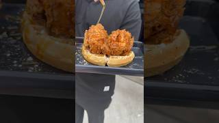 STUFFED CHICKEN AND WAFFLE FLIGHTS BEST IN NEW JERSEY seafood crabbae cheflife chef catering [upl. by Lieberman79]