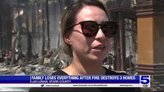 Las Lomas family devastated after losing everything in fire that destroyed three homes [upl. by Colwen455]