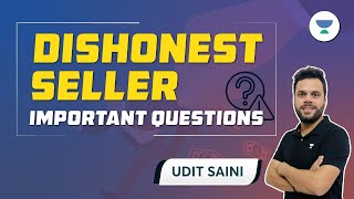 Dishonest Seller Important Questions Part 02  Udit Saini cat2023 [upl. by Acinom]