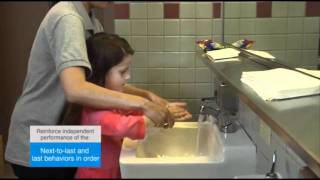 Chaining Hand Washing  Autism Therapy Video [upl. by Rochester476]