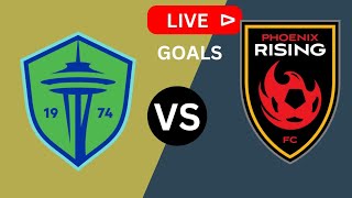 Seattle Sounders Vs Phoenix Rising FC football live match today Goals result US open Cup2024 [upl. by Suivatnod]