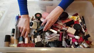 ASMR massive quick makeup rummage No talking [upl. by Upali686]