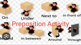 Preposition Activity Easy way of teaching position words Fun with position words [upl. by Barimah]