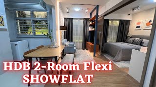 HDB BTO 2Room Flexi 46sqm  Showflat  Singapore [upl. by Emoraj]