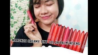 Review Mamonde Creamy Tint Color Balm Intens untuk bibir hitam [upl. by Anialram]