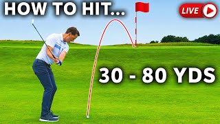 The EASIEST Pitching Technique Youve Ever Seen  Live Golf Lesson [upl. by Atte]