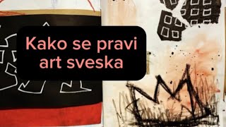 Kako se pravi ART sveska [upl. by Hildebrandt]