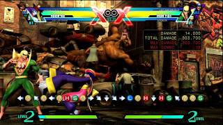 HsienKo UMvC3 combos [upl. by Aicena]