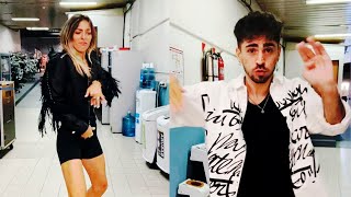 Naty Franzoni y su hermano entraron en calor antes de jugar en 100 argentinos dicen Shorts [upl. by Ilojne]