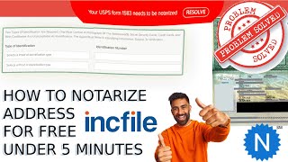 How to Notarized the US address of LLC from INCFILE From Pakistan  Step by Step llc FORM1583 [upl. by Amein]