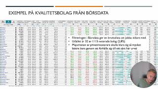 Receptet för framgång på börsen [upl. by Oicanata]