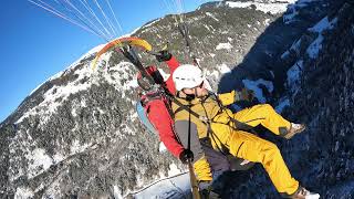 Paragliding Interlaken Winter [upl. by Eahc]