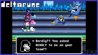 Berdly Boss Fight  Deltarune Chapter 2 [upl. by Aiahc]