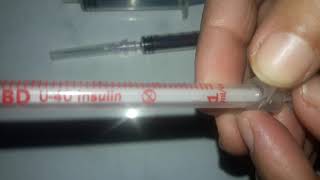 Difference in insulin and tuberculin syringe [upl. by Fabien]